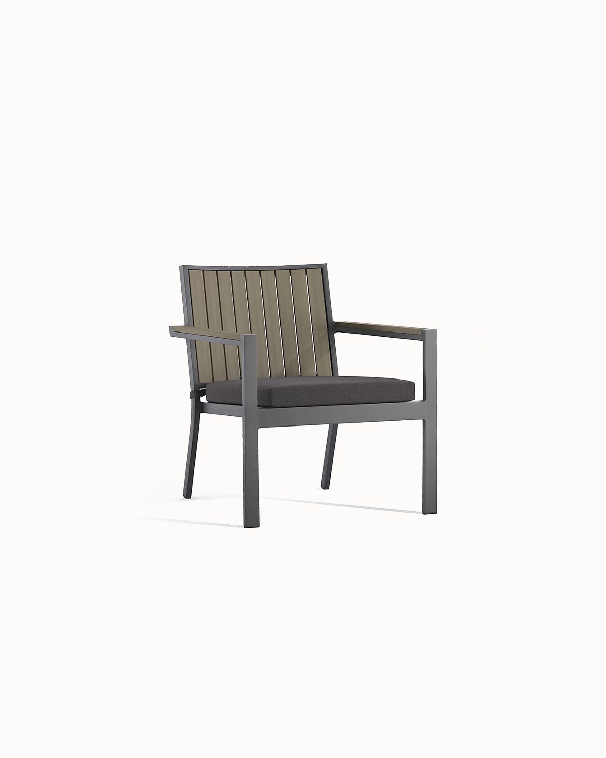 Grey Outdoor Lounge Chair - Imagem 2